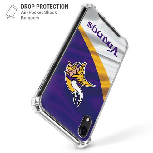 NFL Minnesota Vikings iPhone XR Clear Case