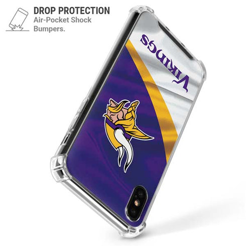NFL Minnesota Vikings iPhone XS Max Clear Case