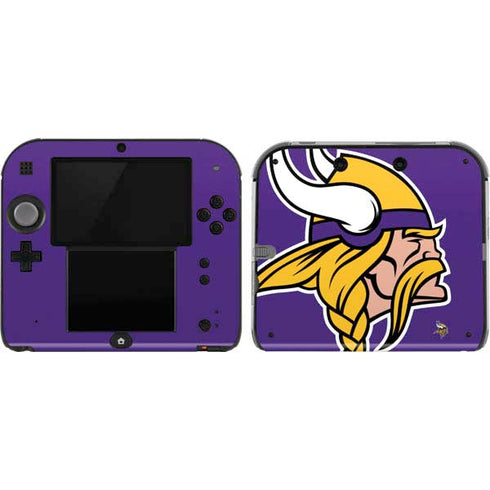 NFL Minnesota Vikings Large Logo Nintendo 2DS Skin