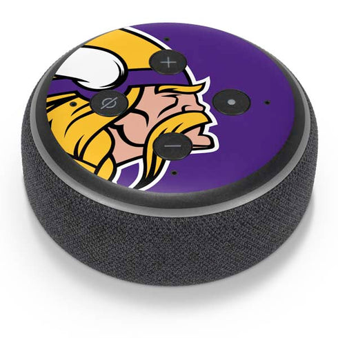 NFL Minnesota Vikings Large Logo Amazon Echo Dot Skin