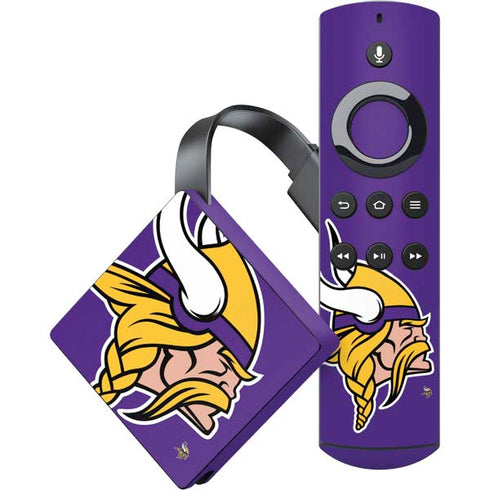 NFL Minnesota Vikings Large Logo Amazon Fire TV Skin