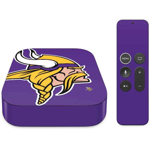 NFL Minnesota Vikings Large Logo Apple TV Skin