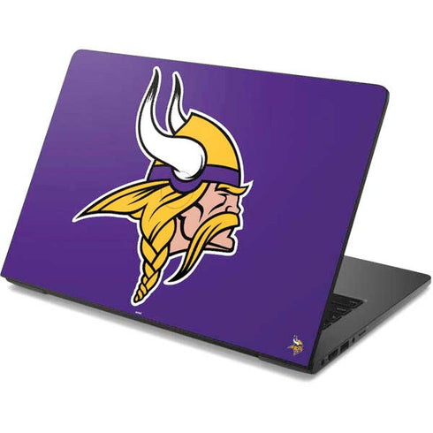 NFL Minnesota Vikings Large Logo Dell Chromebook Skin