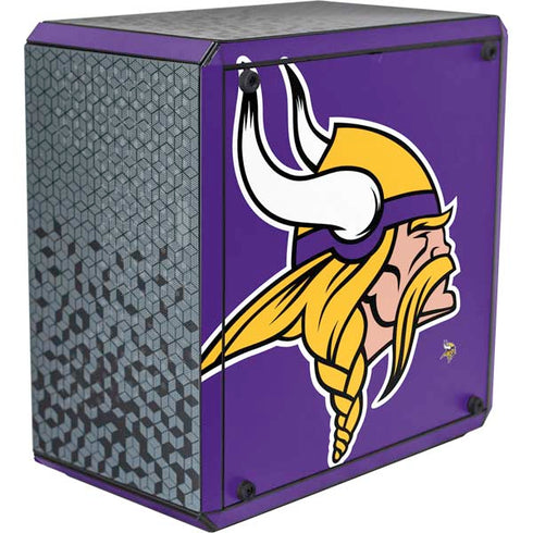 NFL Minnesota Vikings Large Logo Cooler Master MasterBox Q300L Mini Tower Skin