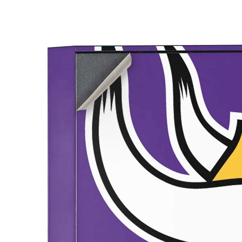 NFL Minnesota Vikings Large Logo Corsair 4000D Tempered Glass Mid-Tower ATX Case Skin