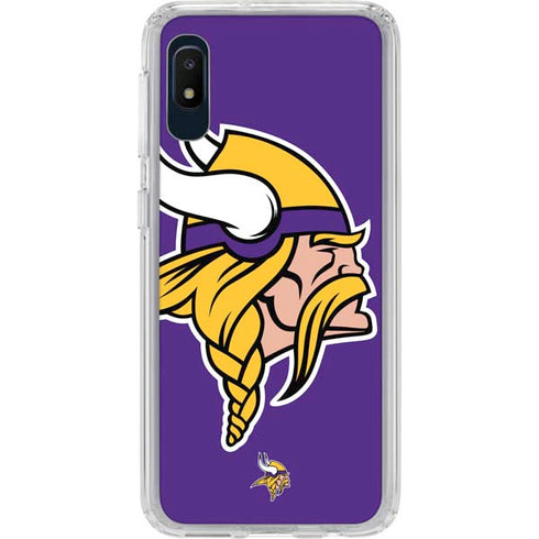 NFL Minnesota Vikings Large Logo Galaxy A10e Clear Case
