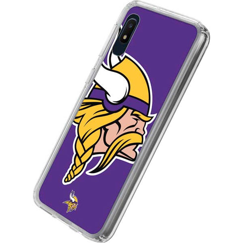 NFL Minnesota Vikings Large Logo Galaxy A10e Clear Case