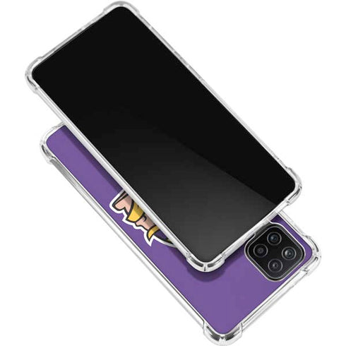 NFL Minnesota Vikings Large Logo Galaxy A12 Clear Case