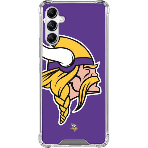 NFL Minnesota Vikings Large Logo Galaxy A15 5G Clear Case