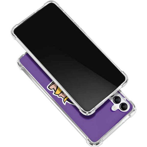 NFL Minnesota Vikings Large Logo Galaxy A15 5G Clear Case