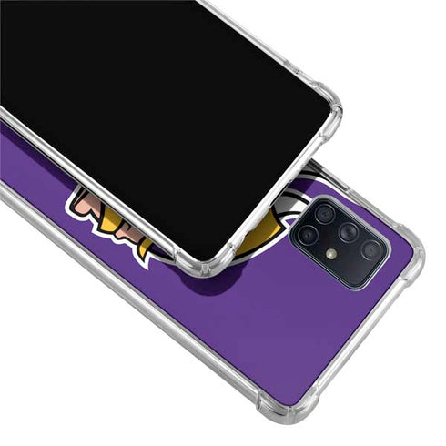 NFL Minnesota Vikings Large Logo Galaxy A51 5G Clear Case
