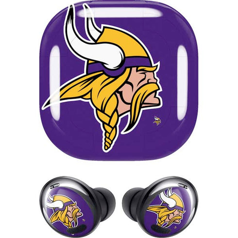 NFL Minnesota Vikings Large Logo Galaxy Buds Pro Skin