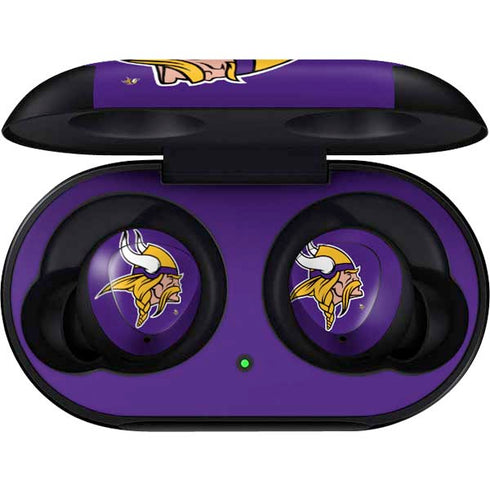 NFL Minnesota Vikings Large Logo Galaxy Buds Skin
