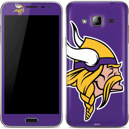 NFL Minnesota Vikings Large Logo Galaxy J3 Skin
