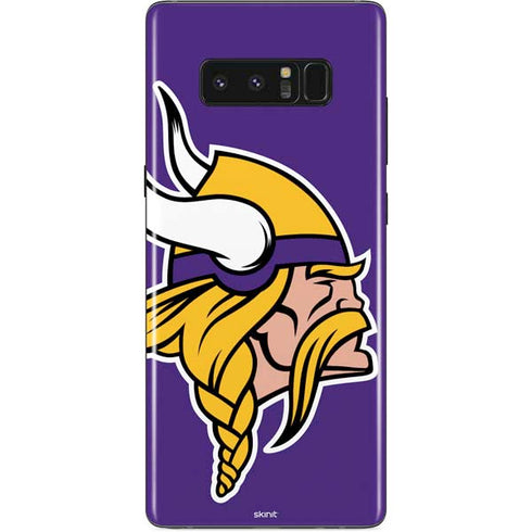 NFL Minnesota Vikings Large Logo Galaxy Note 8 Skin