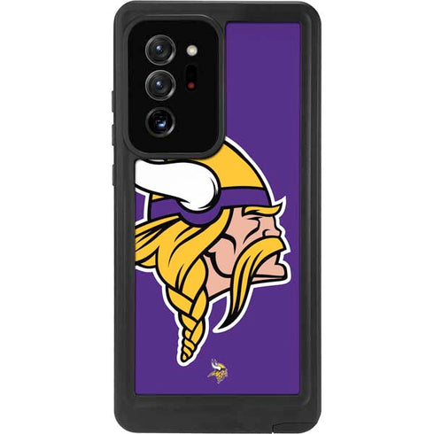 NFL Minnesota Vikings Large Logo Galaxy Note20 Ultra 5G Waterproof Case