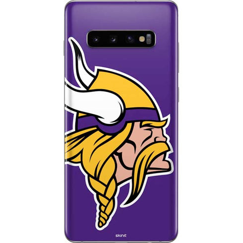 NFL Minnesota Vikings Large Logo Galaxy S10 Plus Skin