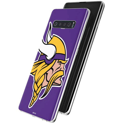 NFL Minnesota Vikings Large Logo Galaxy S10 Plus Skin