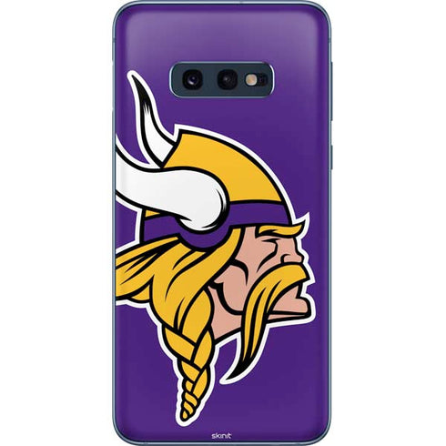 NFL Minnesota Vikings Large Logo Galaxy S10e Skin