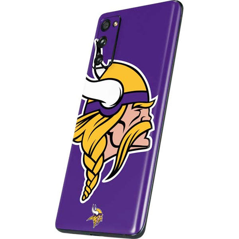 NFL Minnesota Vikings Large Logo Galaxy S20 Fan Edition Skin