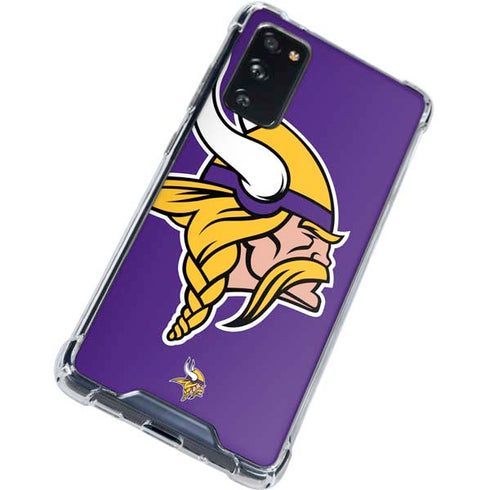 NFL Minnesota Vikings Large Logo Galaxy S20 FE Clear Case