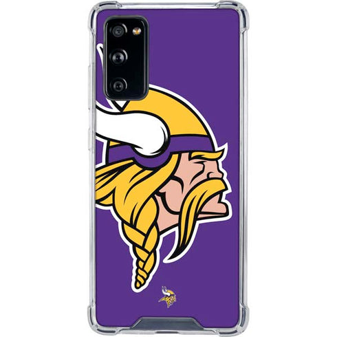 NFL Minnesota Vikings Large Logo Galaxy S20 FE Clear Case