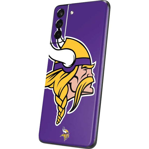 NFL Minnesota Vikings Large Logo Galaxy S21 Plus 5G Skin