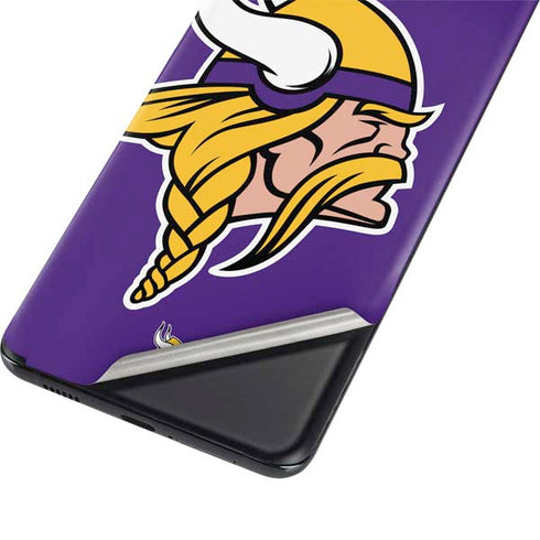 NFL Minnesota Vikings Large Logo Galaxy S21 Plus 5G Skin