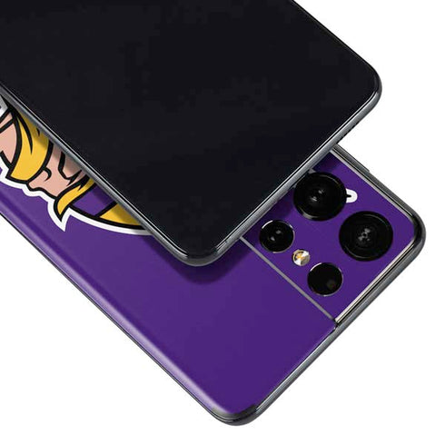 NFL Minnesota Vikings Large Logo Galaxy S21 Ultra 5G Skin