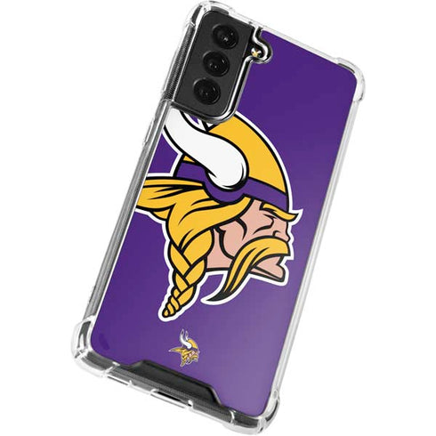 NFL Minnesota Vikings Large Logo Galaxy S22 Clear Case