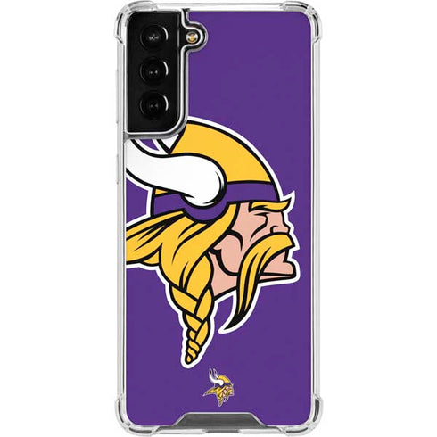 NFL Minnesota Vikings Large Logo Galaxy S22 Plus Clear Case