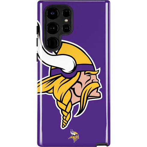 NFL Minnesota Vikings Large Logo Galaxy S22 Ultra Pro Case