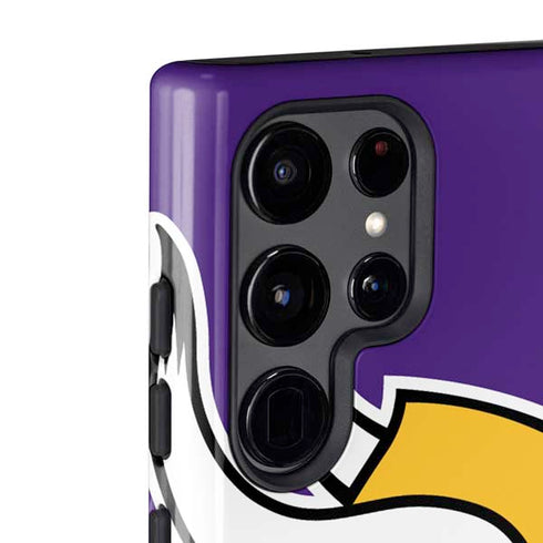NFL Minnesota Vikings Large Logo Galaxy S22 Ultra Pro Case