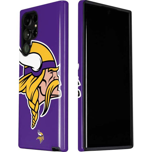 NFL Minnesota Vikings Large Logo Galaxy S22 Ultra Pro Case