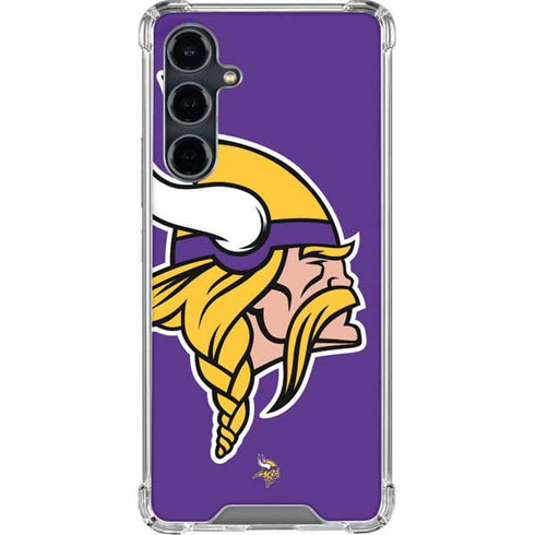 NFL Minnesota Vikings Large Logo Galaxy S23 FE Clear Case