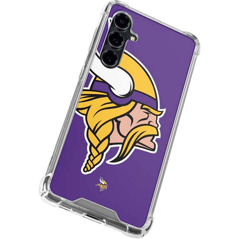 NFL Minnesota Vikings Large Logo Galaxy S23 FE Clear Case