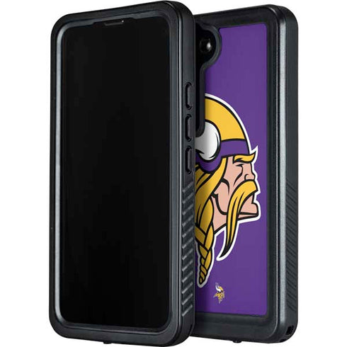NFL Minnesota Vikings Large Logo Galaxy S23 Waterproof Case