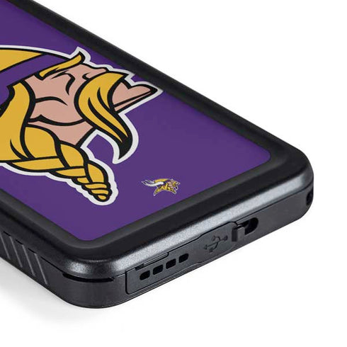 NFL Minnesota Vikings Large Logo Galaxy S23 Waterproof Case