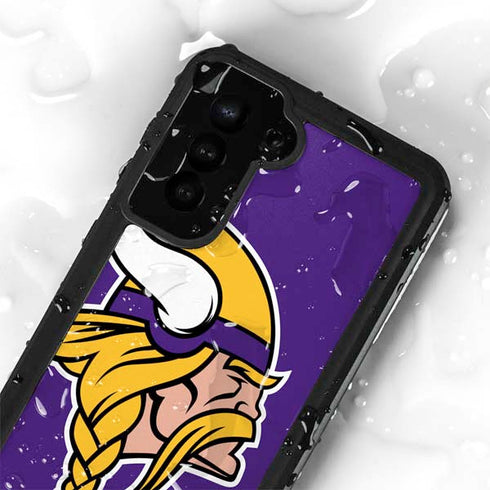 NFL Minnesota Vikings Large Logo Galaxy S23 Waterproof Case