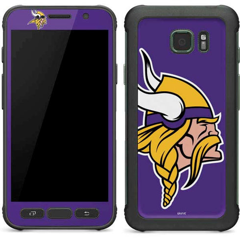 NFL Minnesota Vikings Large Logo Galaxy S7 Active Skin