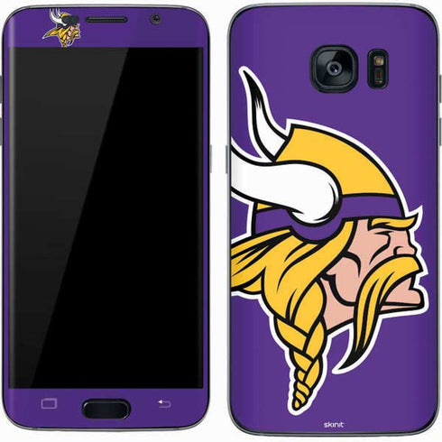 NFL Minnesota Vikings Large Logo Galaxy S7 Skin