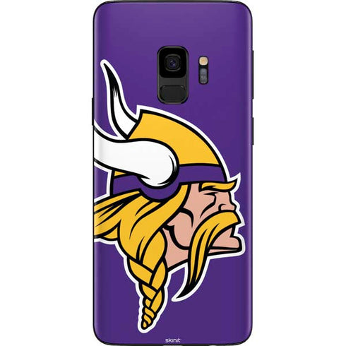NFL Minnesota Vikings Large Logo Galaxy S9 Skin