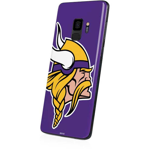 NFL Minnesota Vikings Large Logo Galaxy S9 Skin