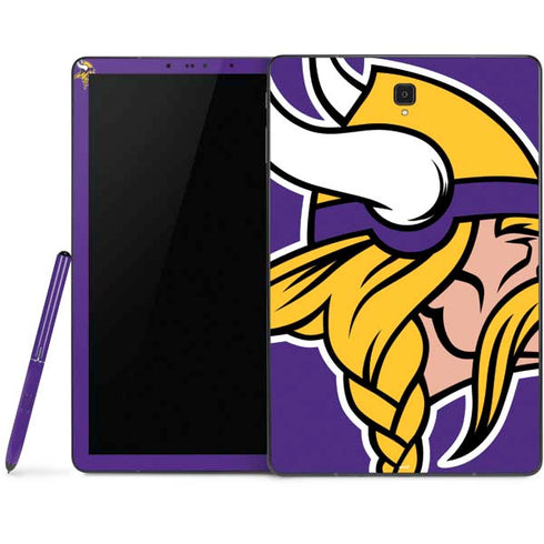 NFL Minnesota Vikings Large Logo Samsung Galaxy Tab Skin