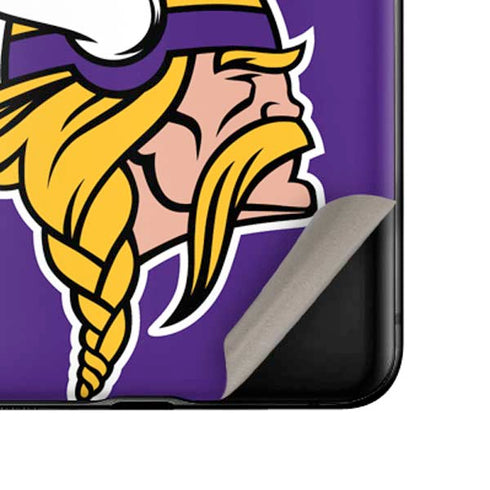 NFL Minnesota Vikings Large Logo Galaxy Z Flip Skin