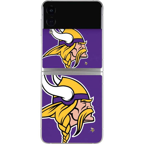 NFL Minnesota Vikings Large Logo Galaxy Z Flip3 5G Skin