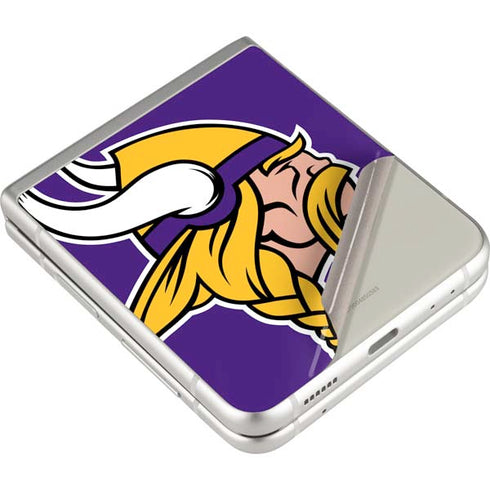 NFL Minnesota Vikings Large Logo Galaxy Z Flip3 5G Skin