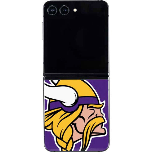 NFL Minnesota Vikings Large Logo Galaxy Z Flip5 5G Skin
