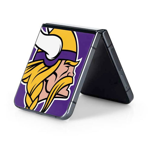 NFL Minnesota Vikings Large Logo Galaxy Z Flip5 5G Skin