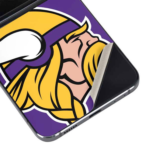 NFL Minnesota Vikings Large Logo Galaxy Z Flip5 5G Skin